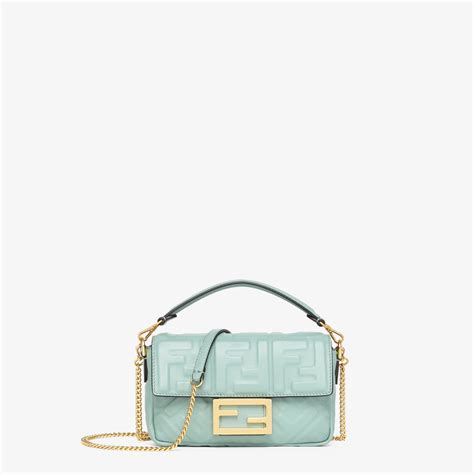 fendi mint green baguette|fendi baguette monogram.